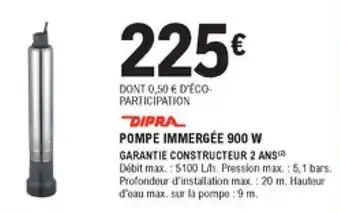 Pompe immergée 900 W