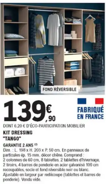 E.Leclerc Brico Kit dressing Tango offre