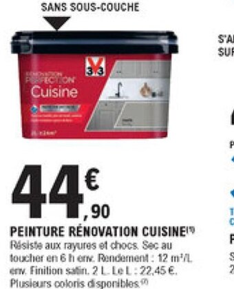 E.Leclerc Brico Peinture rénovation cuisine offre