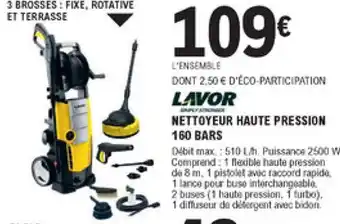 E.Leclerc Brico Nettoyeur haute pression 160 bars offre