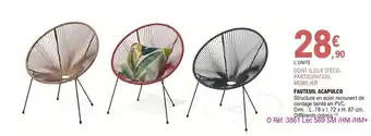 Fauteuil acapulco
