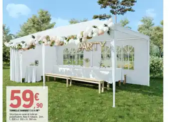 E.Leclerc Tonnelle banquet 3x6 M offre