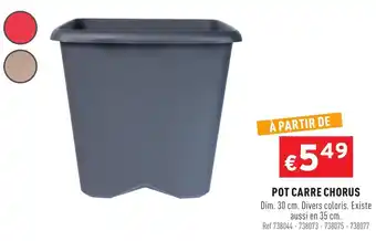 Trafic POT CARRE CHORUS offre