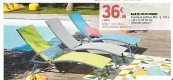 E.Leclerc Bain de soleil courbe offre