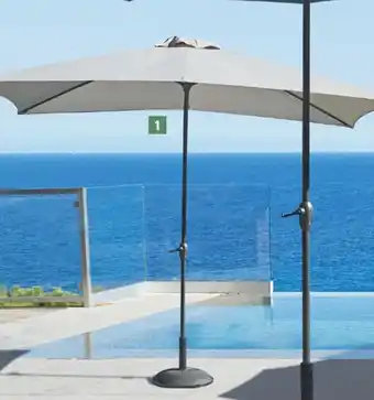 E.Leclerc Parasol droit 4m anthracite "beaux jours" offre