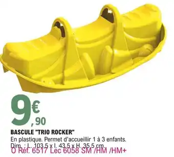 E.Leclerc Bascule "trio rocker" offre