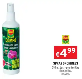 Trafic Spray Orchidees offre