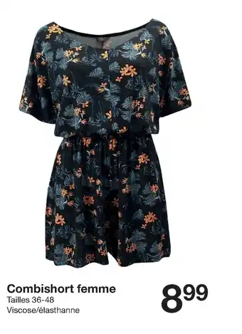 Combishort Femme