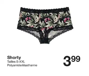 Zeeman Shorty offre