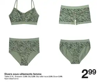 Divers Sous-Vêtements Femme