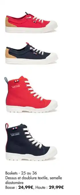 Gémo Baskets offre