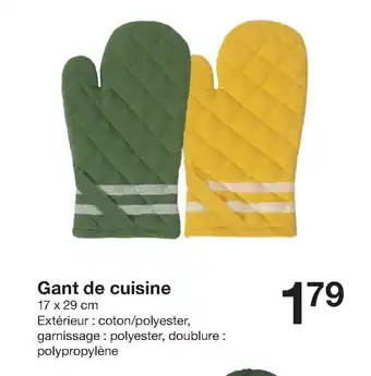 Zeeman Gant De Cuisine offre