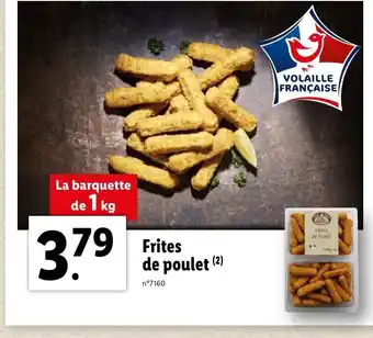 Lidl Frites De Poulet offre