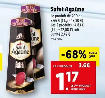 Lidl Saint Agaûne offre