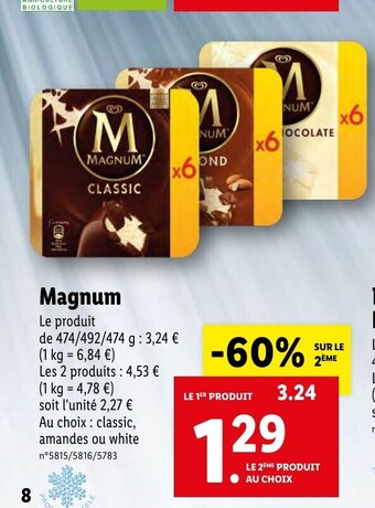 Lidl Magnum offre