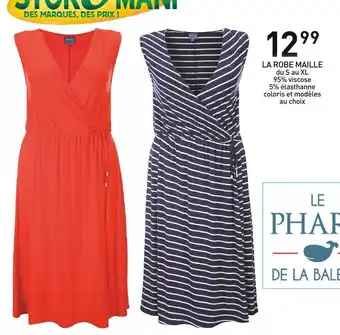 Stokomani Le phare de la baleine la robe maille offre