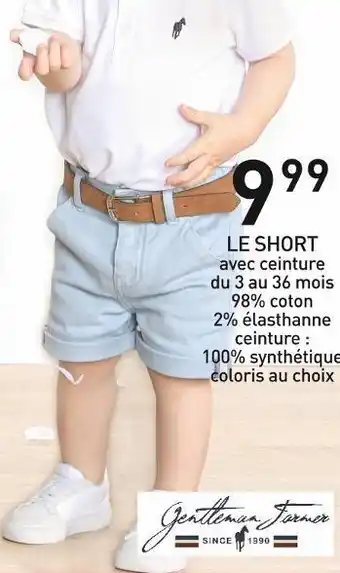 Stokomani Gentleman farmer le short offre