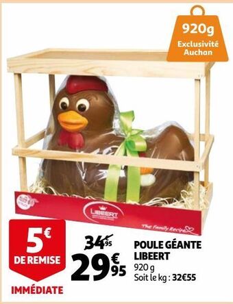 Poule géante libeert