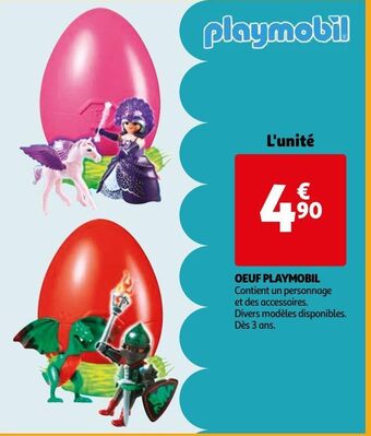Auchan Oeuf playmobil offre