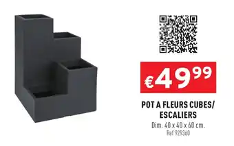 Trafic Pot A Fleurs Cubes/Escaliers offre