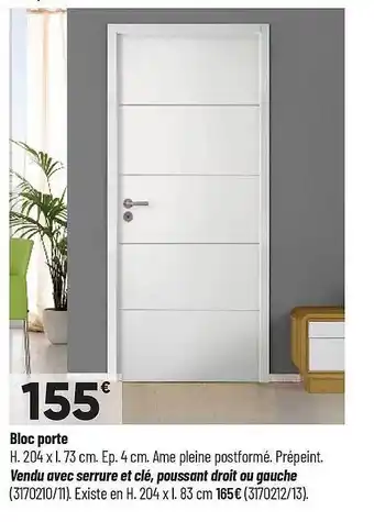 Bricorama Bloc Porte offre