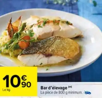 Carrefour Bar d'élevage offre