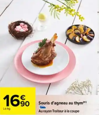 Carrefour Souris d'agneau au thym offre