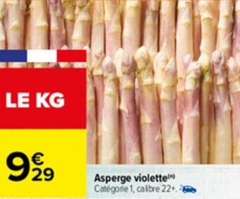 Carrefour Asperge violette offre