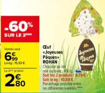 Carrefour Œuf joyeuses offre