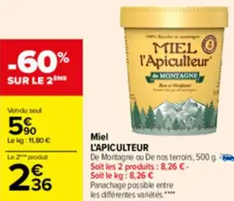 Carrefour Miel L'APICULTEUR offre