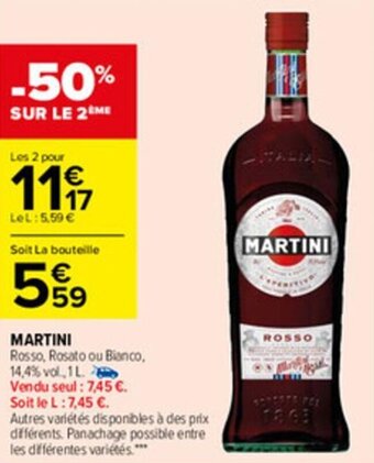 Carrefour MARTINI offre