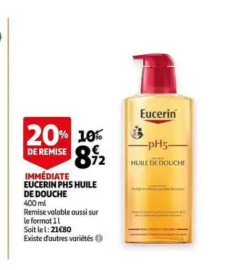 Auchan Eucerin Ph5 Huile De Douche offre