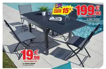Bazarland La Chaise Pliante offre