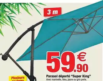 Bazarland Parasol Déporté offre