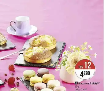 Casino Supermarchés Macarons Fruités offre