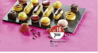 Petits Fours Fruits