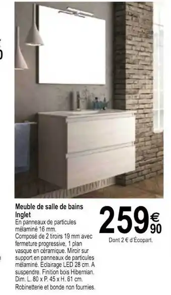 Tridôme Meuble De Salle De Bains Inglet offre