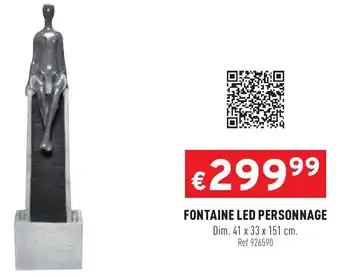 Trafic Fontaine Led Personnage offre