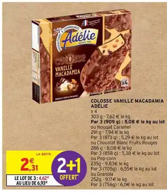 Colosse Vanille Macadamia Adélie