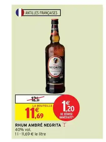 Rhum Ambré Negrita