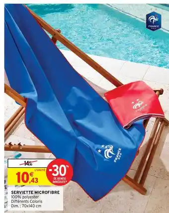 Intermarché Contact Serviette Microfibre offre