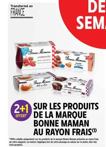 Intermarché Contact Produits De La Marque Bonne Maman offre