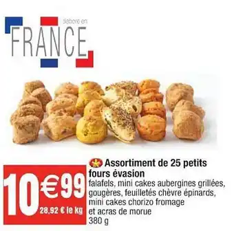 Assortiment De 25 Petits Fours évasion
