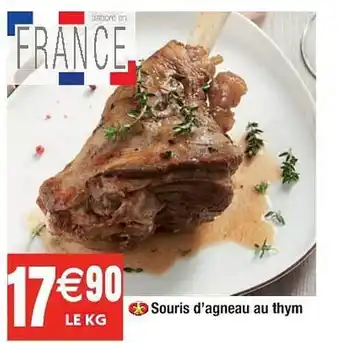 Cora x Carrefour Souris D'agneau Au Thym offre