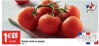 Cora x Carrefour Tomate Ronde En Grappe offre
