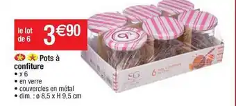 Cora x Carrefour Pots à Confiture offre