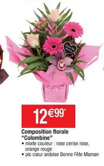 Cora x Carrefour Composition Florale offre