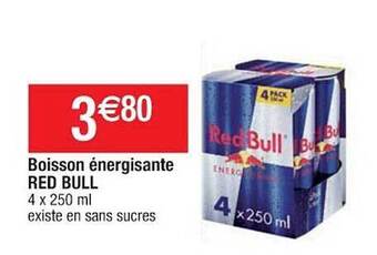 Cora x Carrefour Boisson énergisante Red Bull offre