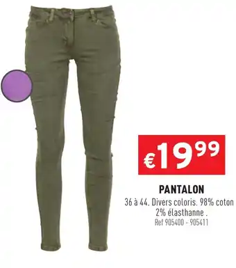 Trafic Pantalon offre