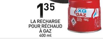 Stokomani La recharge pour réchaud à gaz offre
